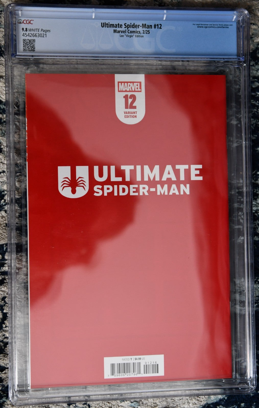 Ultimate Spider-Man #12 CGC 9.8 (2025) 1:100 Jeehyung Lee "MJ" Virgin Variant