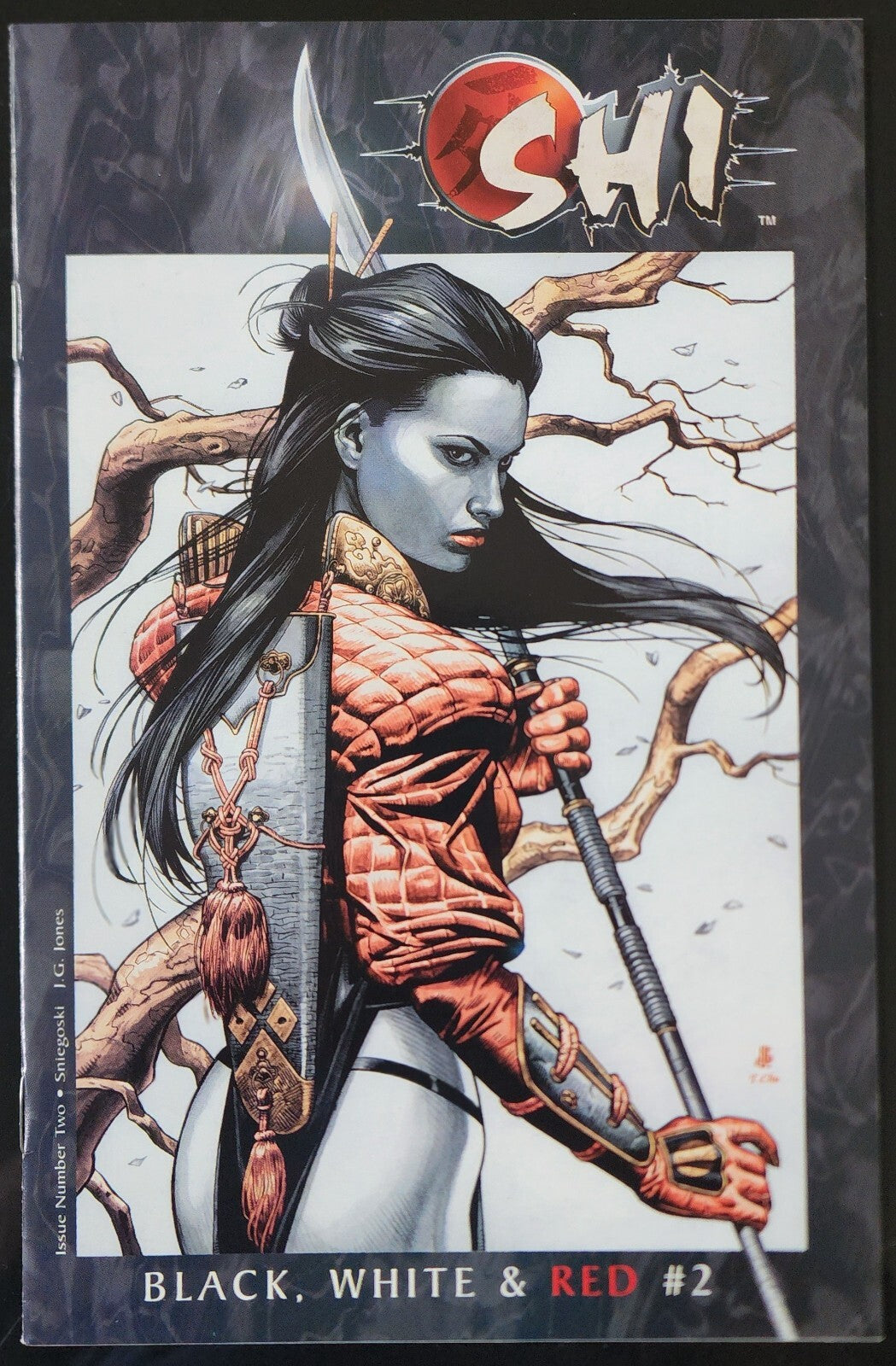 Shi: Black, White & Red #2 1998 J.G. Jones Crusade Comics