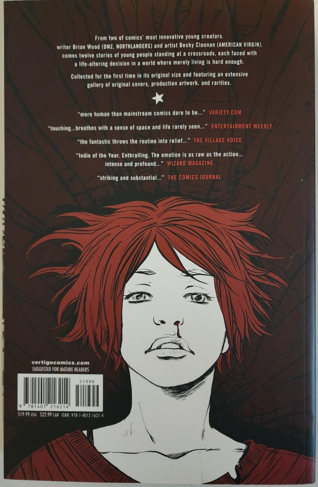 DEMO VOLUME 1 TPB! 2008 FIRST PRINT VERTIGO BRIAN WOOD BECKY CLOONAN 2008
