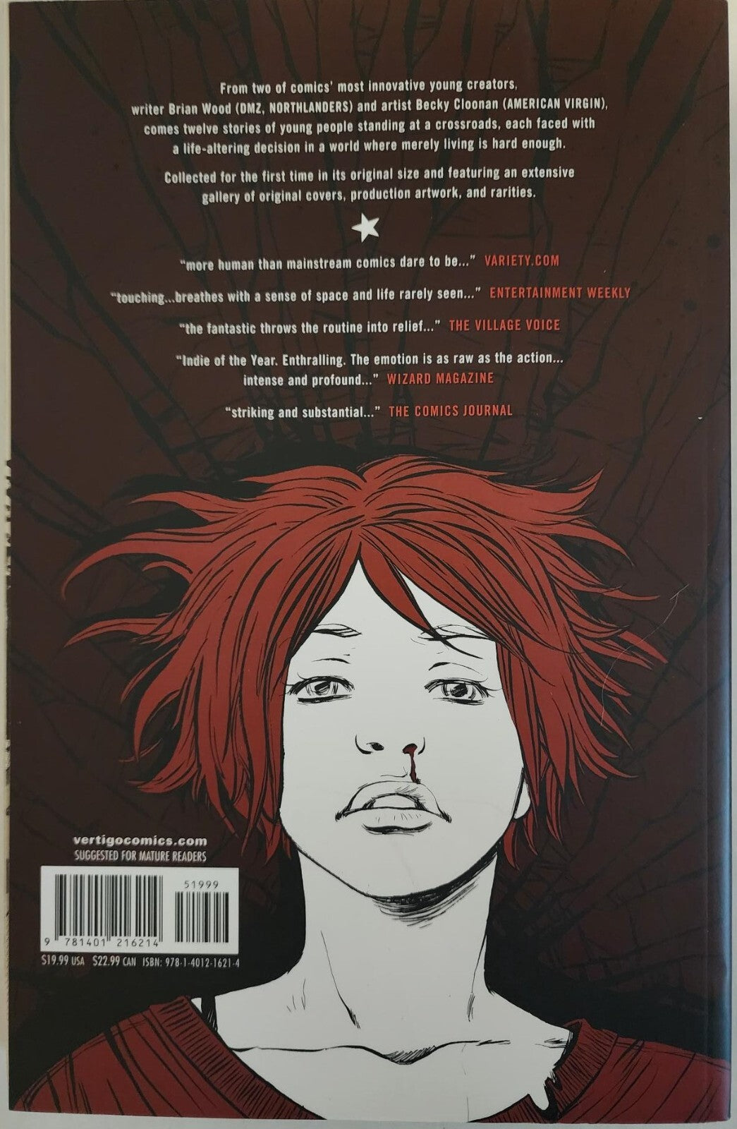 DEMO VOLUME 1 TPB! 2008 FIRST PRINT VERTIGO BRIAN WOOD BECKY CLOONAN 2008