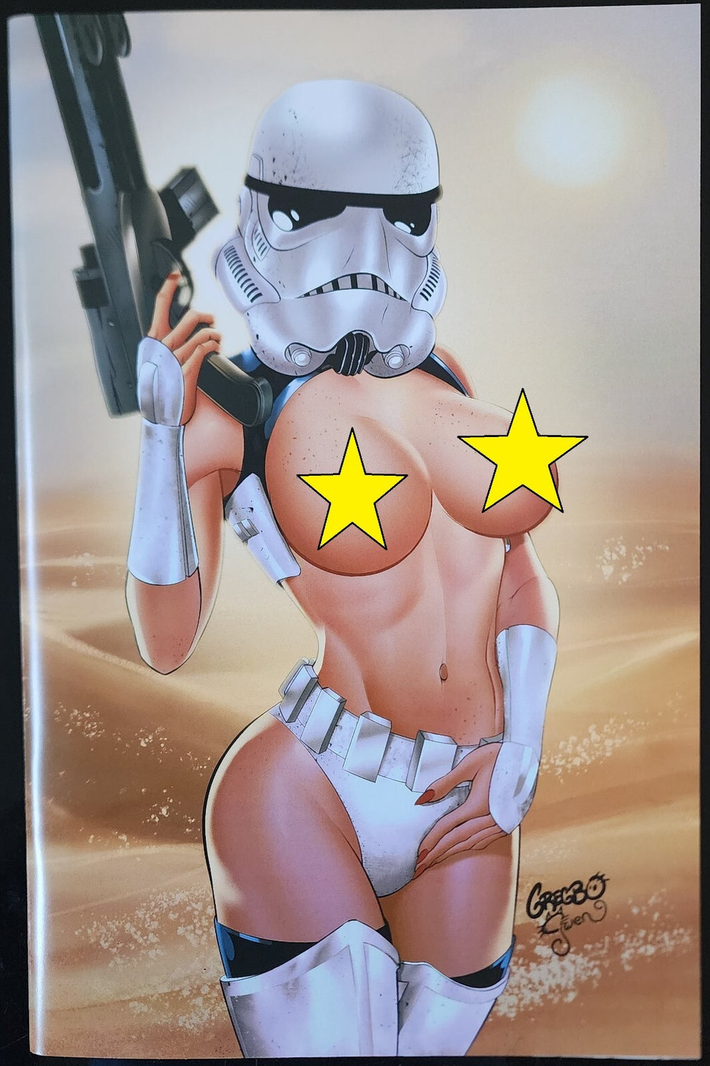 Jessi Zombie Hunter #1 Gregbo Stormtrooper White Costume Cover (H) LTD 100