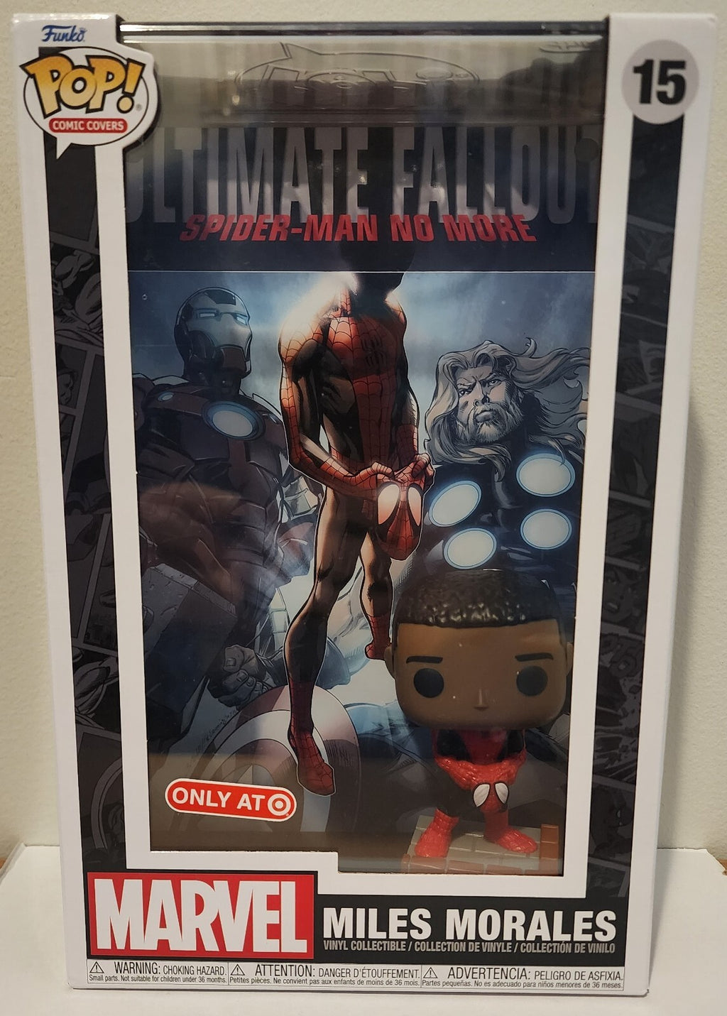 Funko Pop! Miles Morales Comic Cover 15 Ultimate Fallout 4 Target Marvel