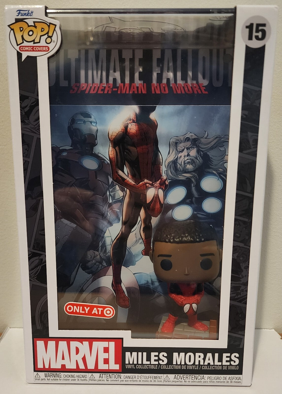 Funko Pop! Miles Morales Comic Cover 15 Ultimate Fallout 4 Target Marvel