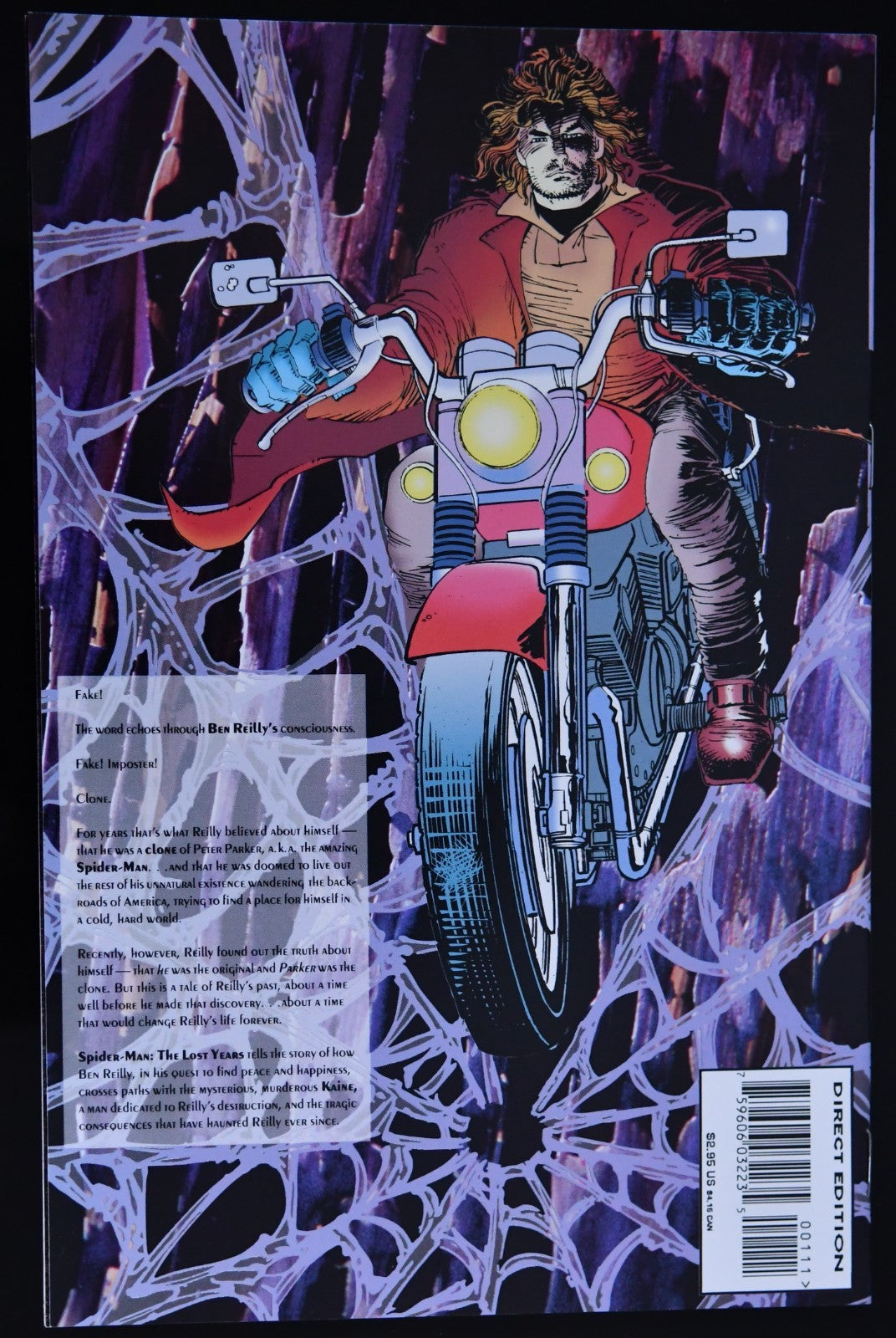 Spider-Man: the Lost Years #1 1995 1st app. Elizabeth Tyne (Janine Godbe)