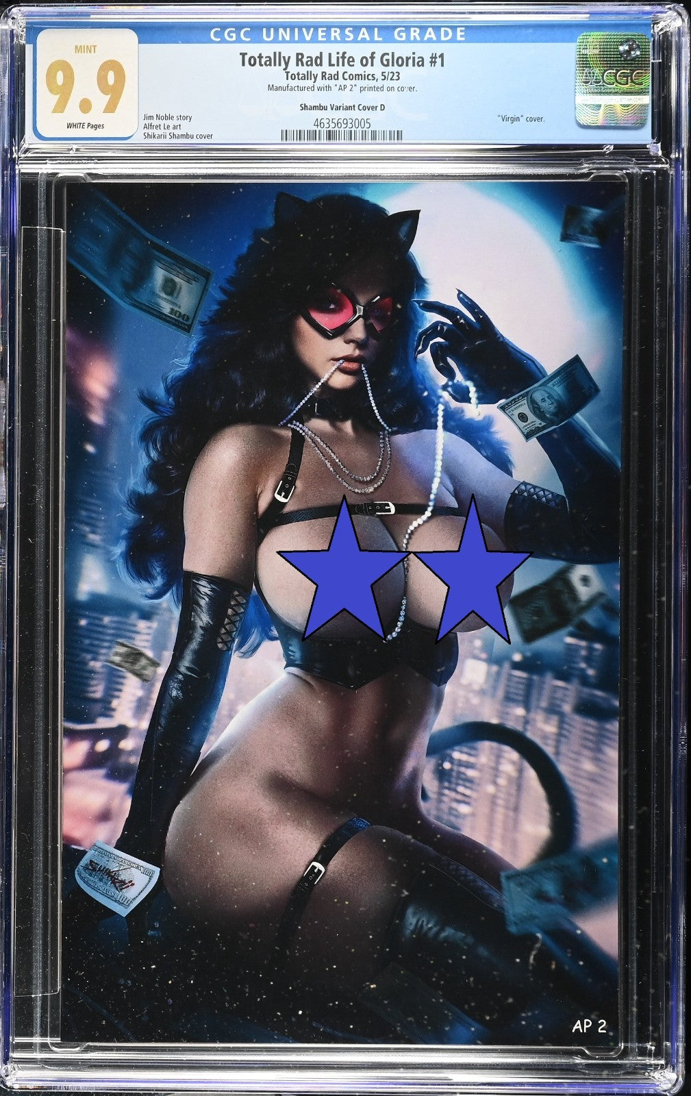 AP2 Totally Rad Life of Gloria #1 Shikarii Catwoman Cosplay CGC 9.9 Rare