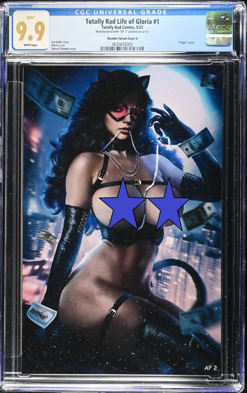 AP2 Totally Rad Life of Gloria #1 Shikarii Catwoman Cosplay CGC 9.9 Rare