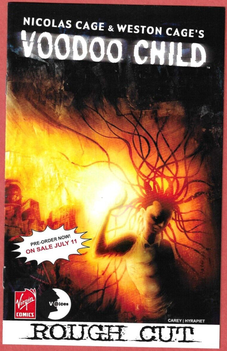Voodoo Child Rough Cut Promotional Comic Nicholas Cage Virgin Comics 2007