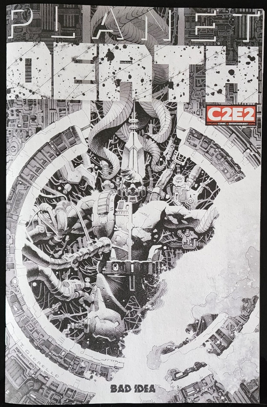 PLANET DEATH C2E2 CHICAGO 2025 Bad Idea Ashcan Robert Vendetti Tomas Giorello