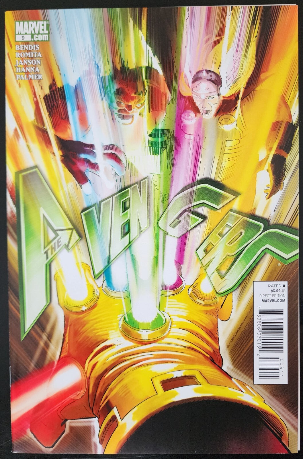 Avengers #9 2011 Infiniti Gauntlet End Game