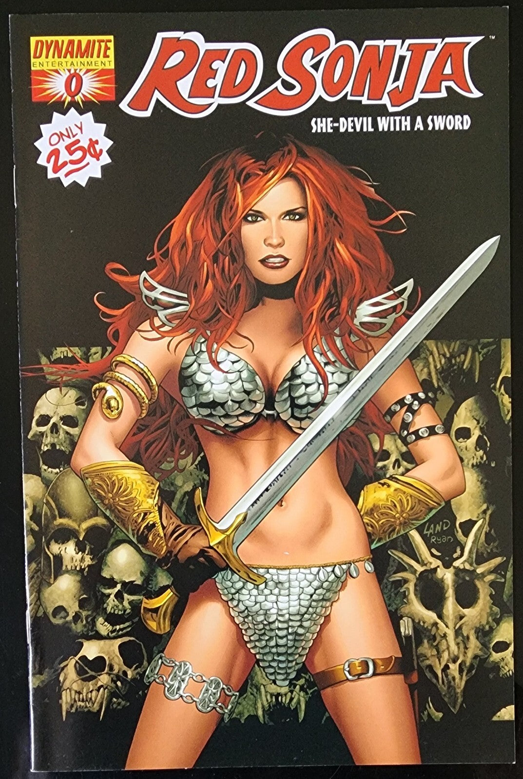 Red Sonja #0 Greg Land Black Variant 2005