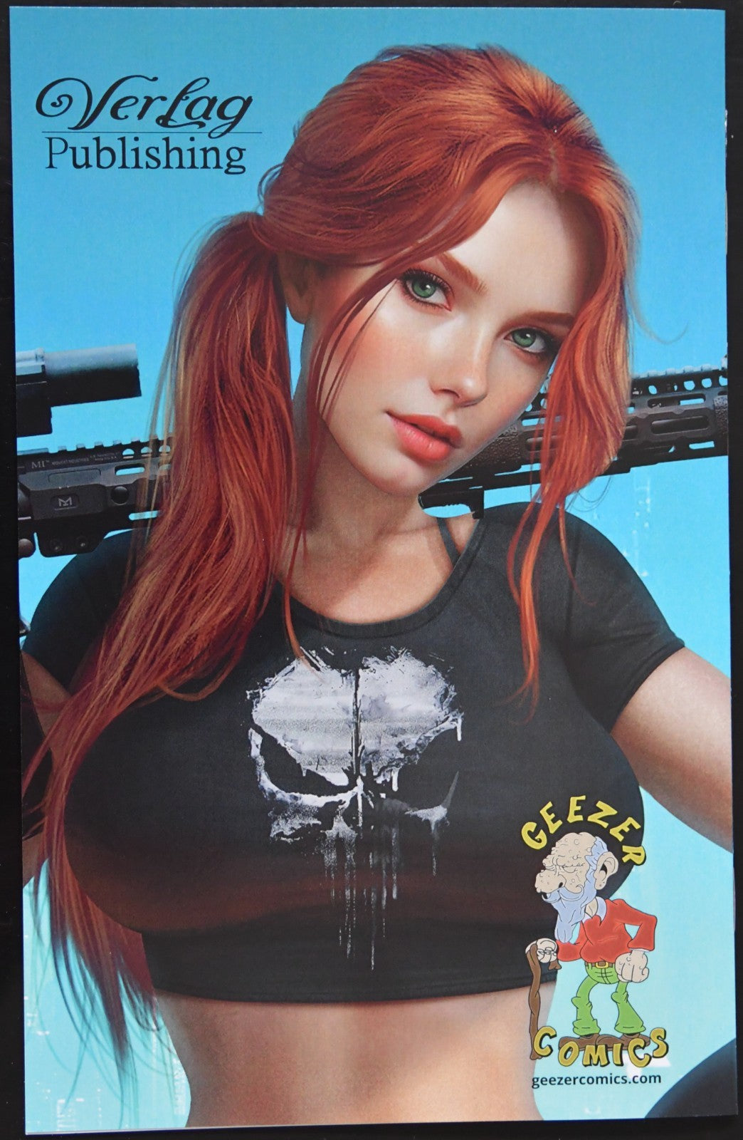 Skyline #3 Lady Punisher 3 Book Set Geezer Comics Verlog Publishing