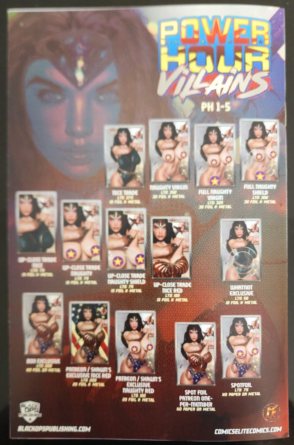Power Hour #3 Preview Shikarii "Princess" Villains Full Naughty Shield Ltd 300