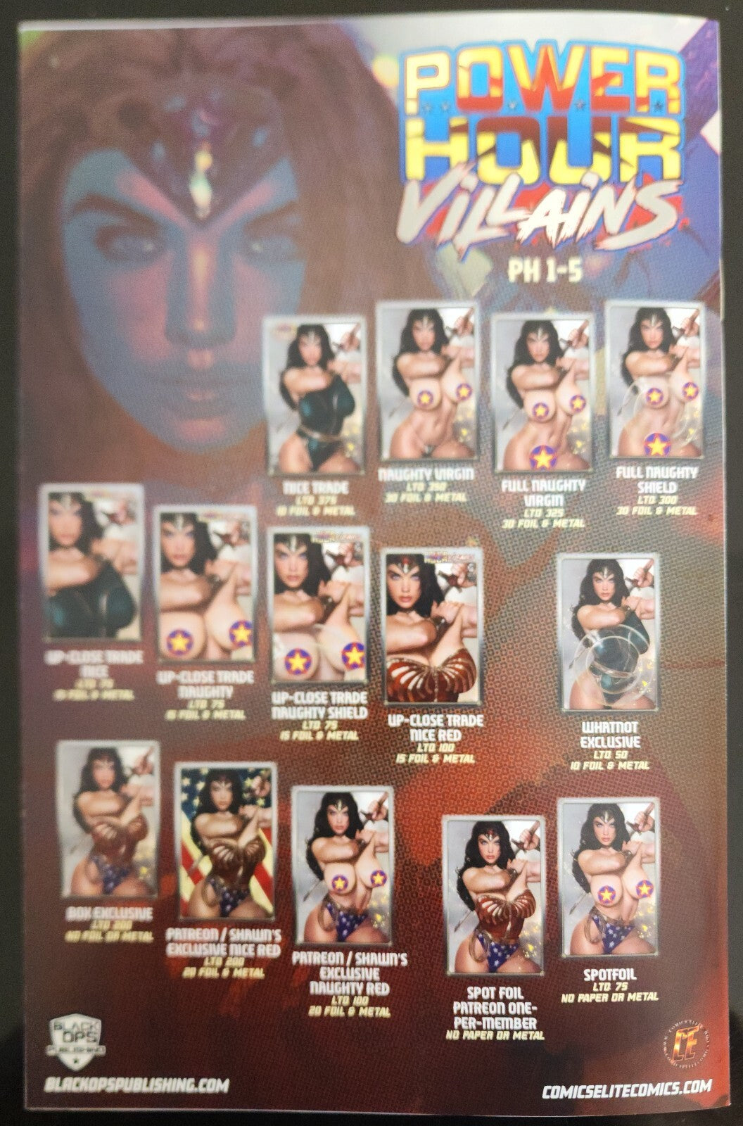 Power Hour #3 Preview Shikarii "Princess" Villains Full Naughty Shield Ltd 300