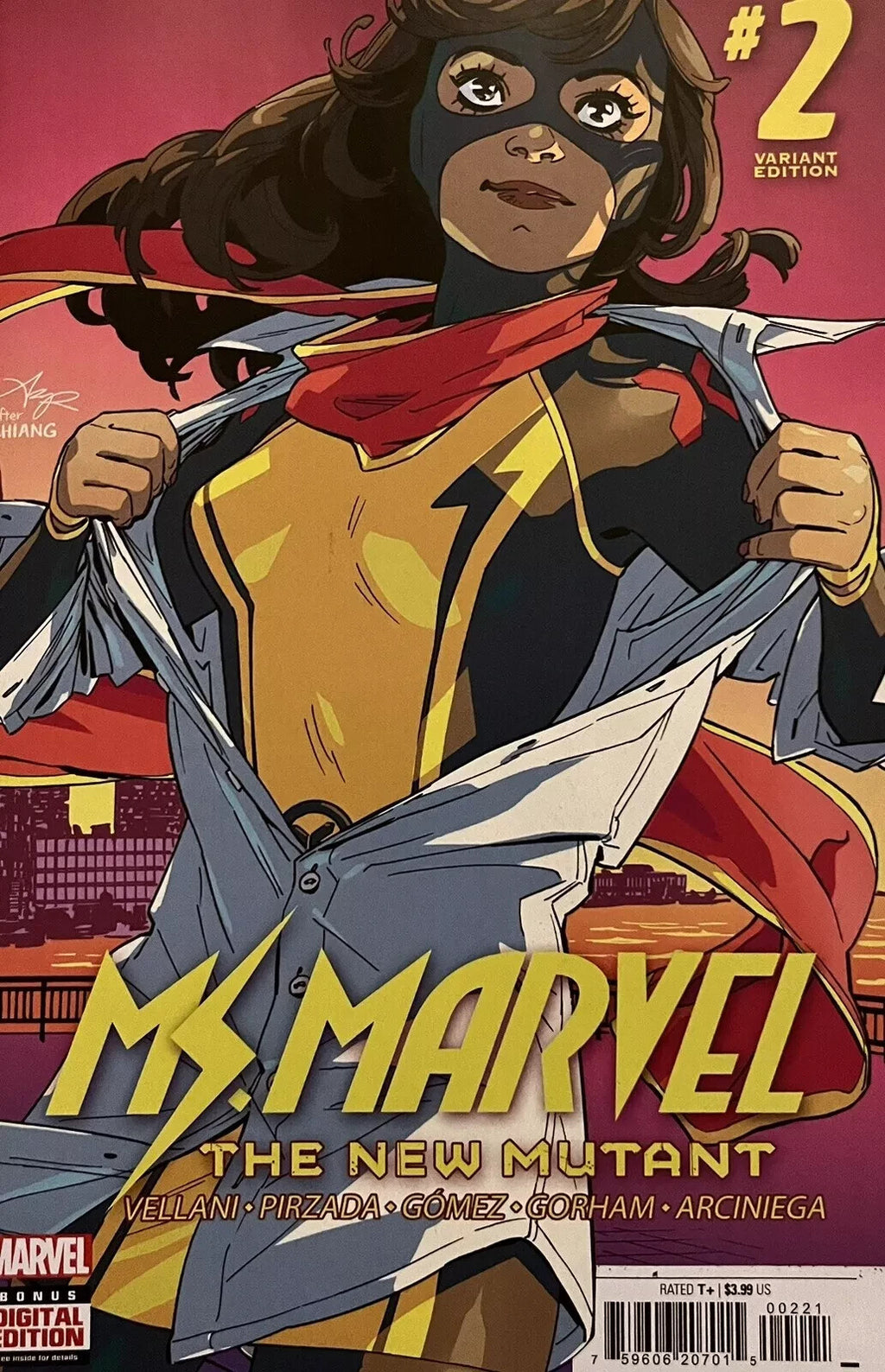MS. MARVEL: THE NEW MUTANT (#2) AMY REEDER HOMAGE VARIANT COVER