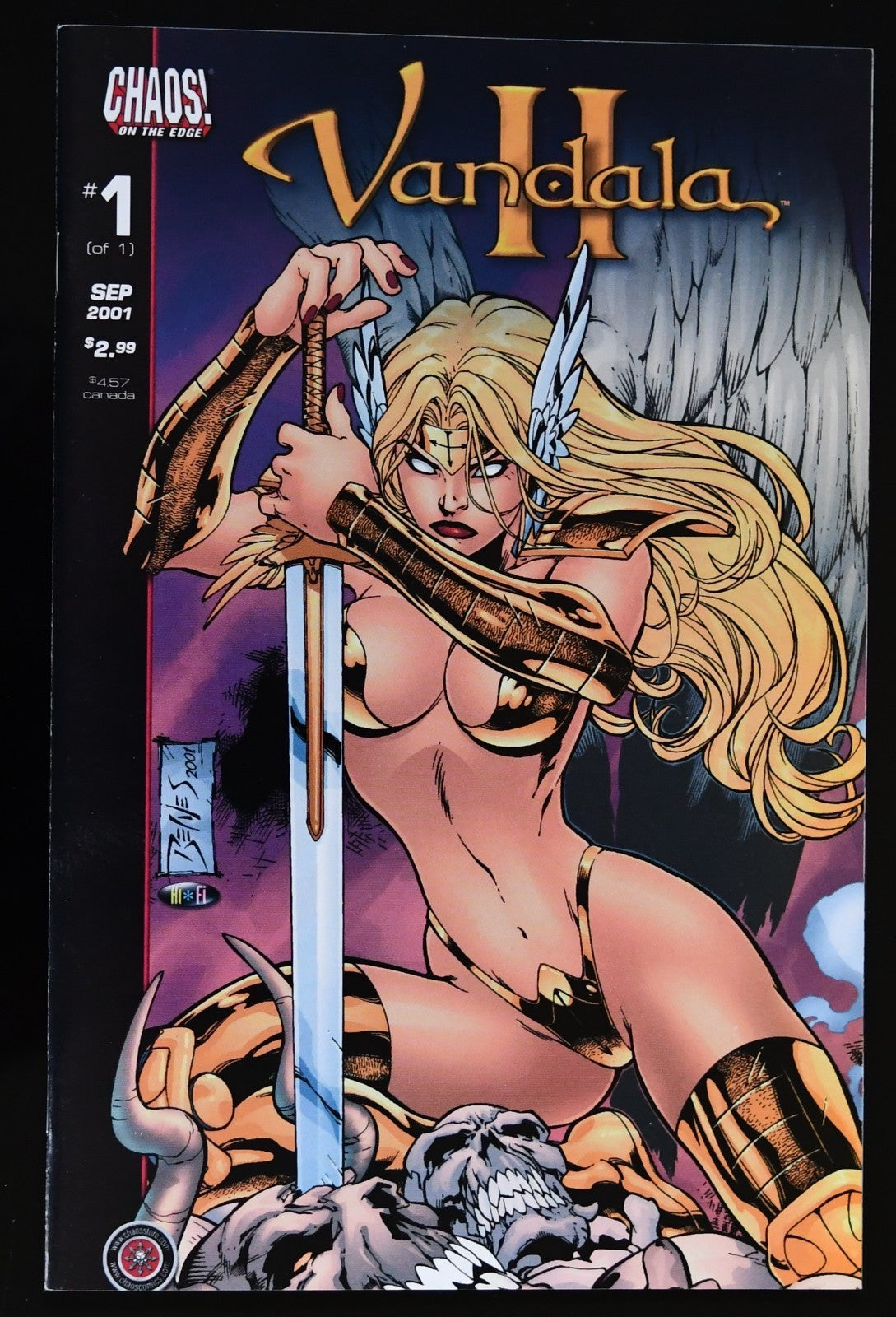 Vandala II #1 Chaos Comics Ed Benes 2001