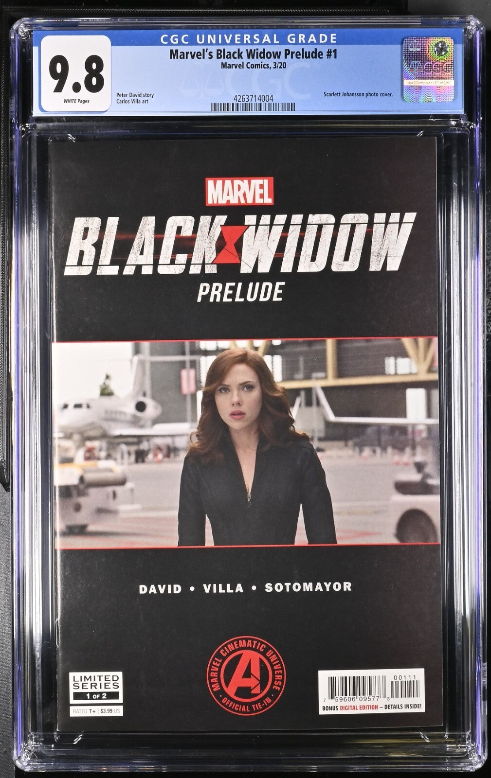 Marvel's Black Widow Prelude #1 CGC 9.8 2020
