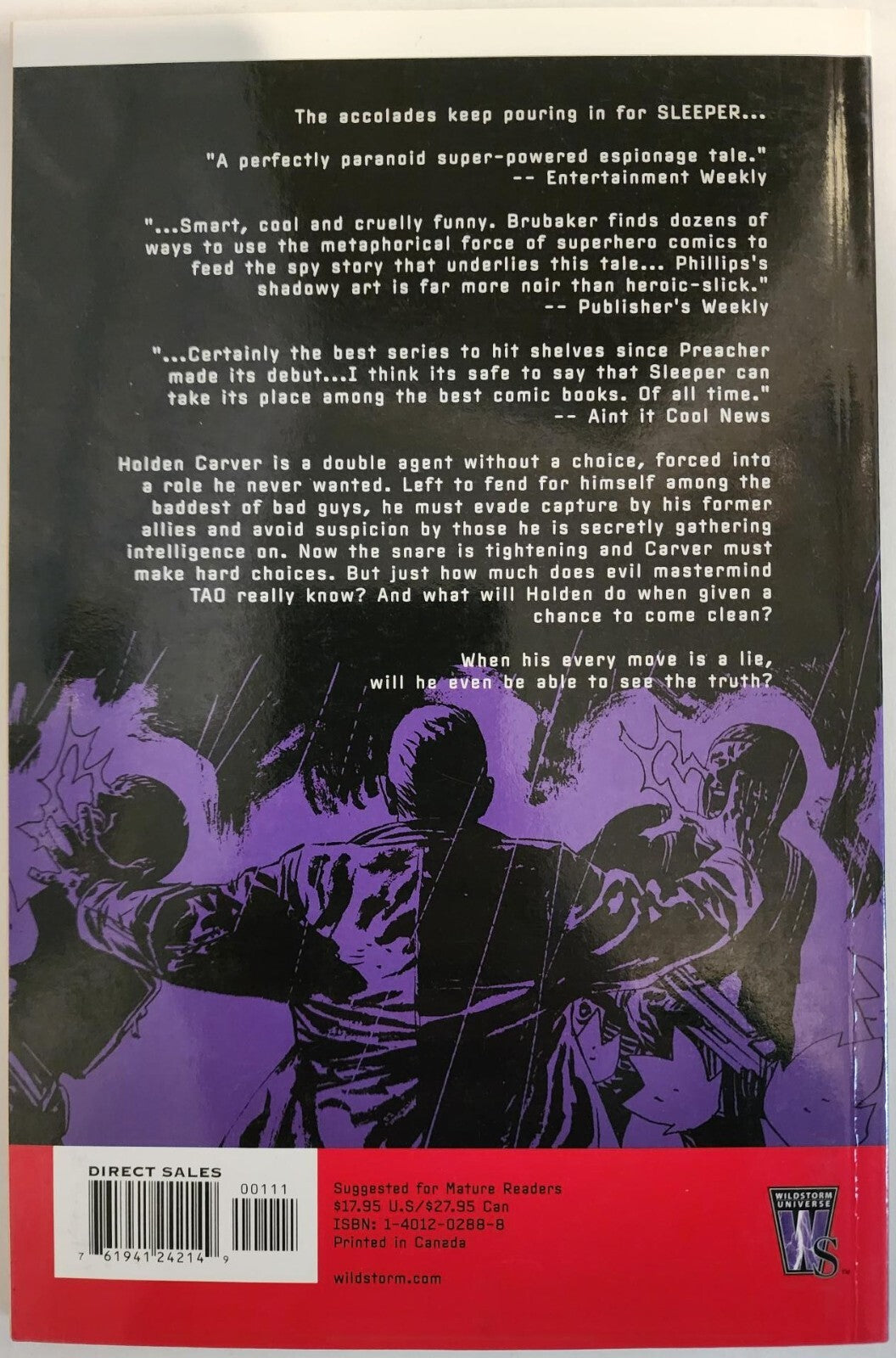 Sleeper Vol 2: All False Moves by Ed Brubaker and Sean Phillips TPB 2004, Wilds