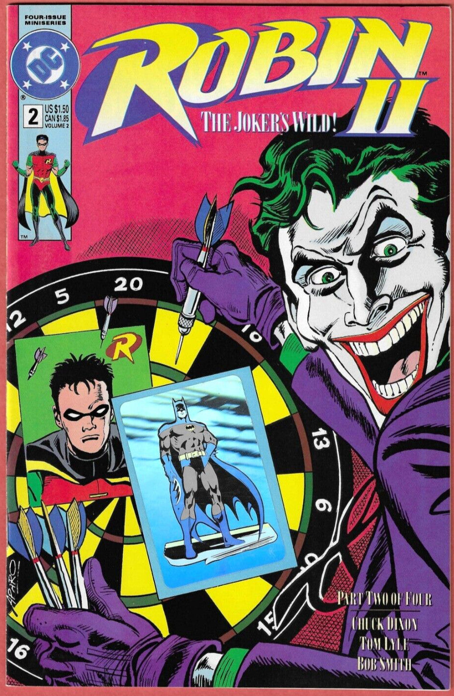 Robin II The Jokers Wild #1-2 1991 Holograms Joker Batman Set One