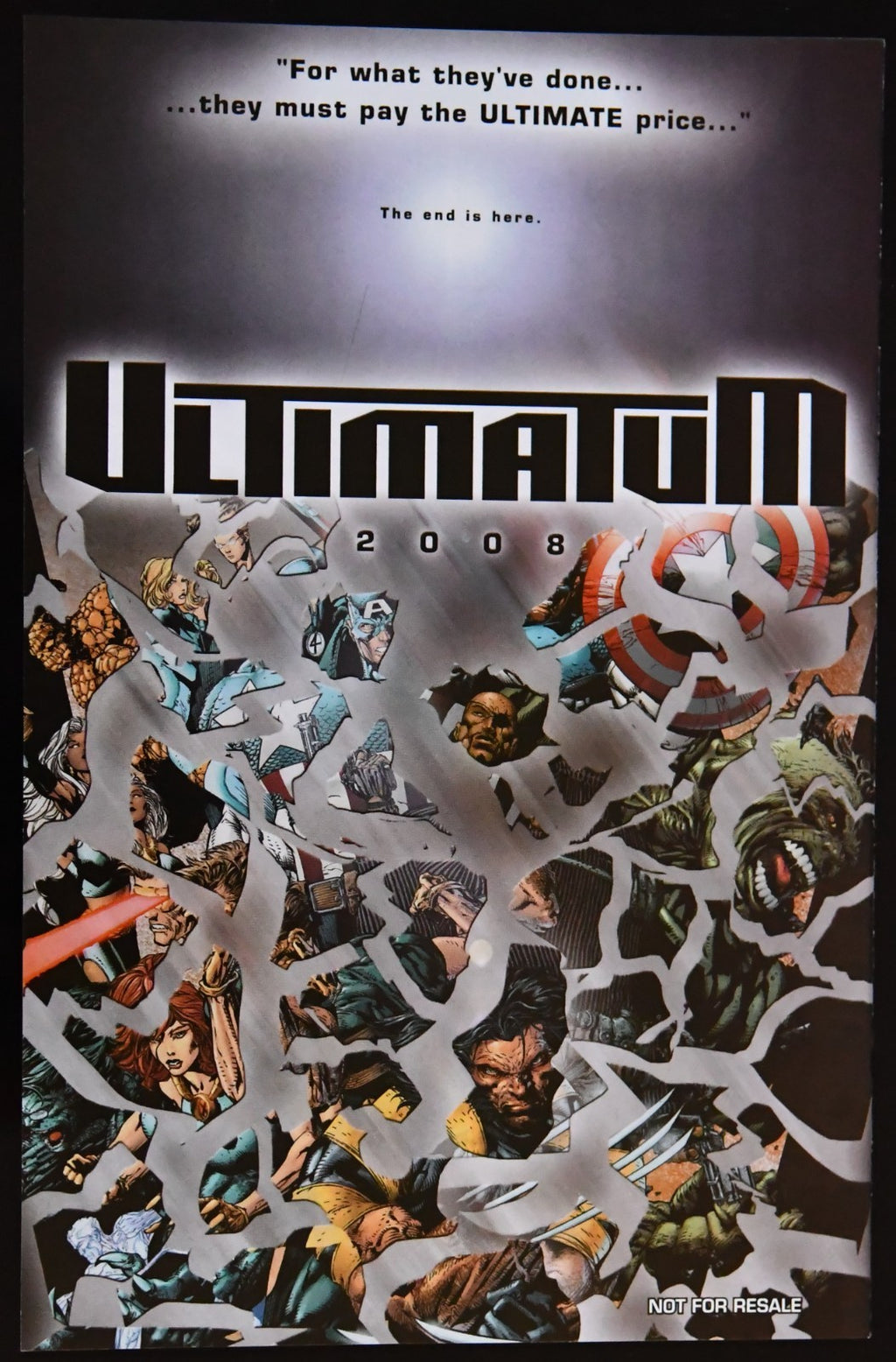 Ultimate Marvel Sampler 2008 David Finch Cover Choose Your Issue