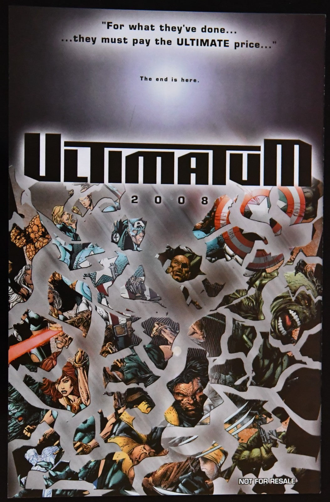 Ultimate Marvel Sampler 2008 David Finch Cover Choose Your Issue