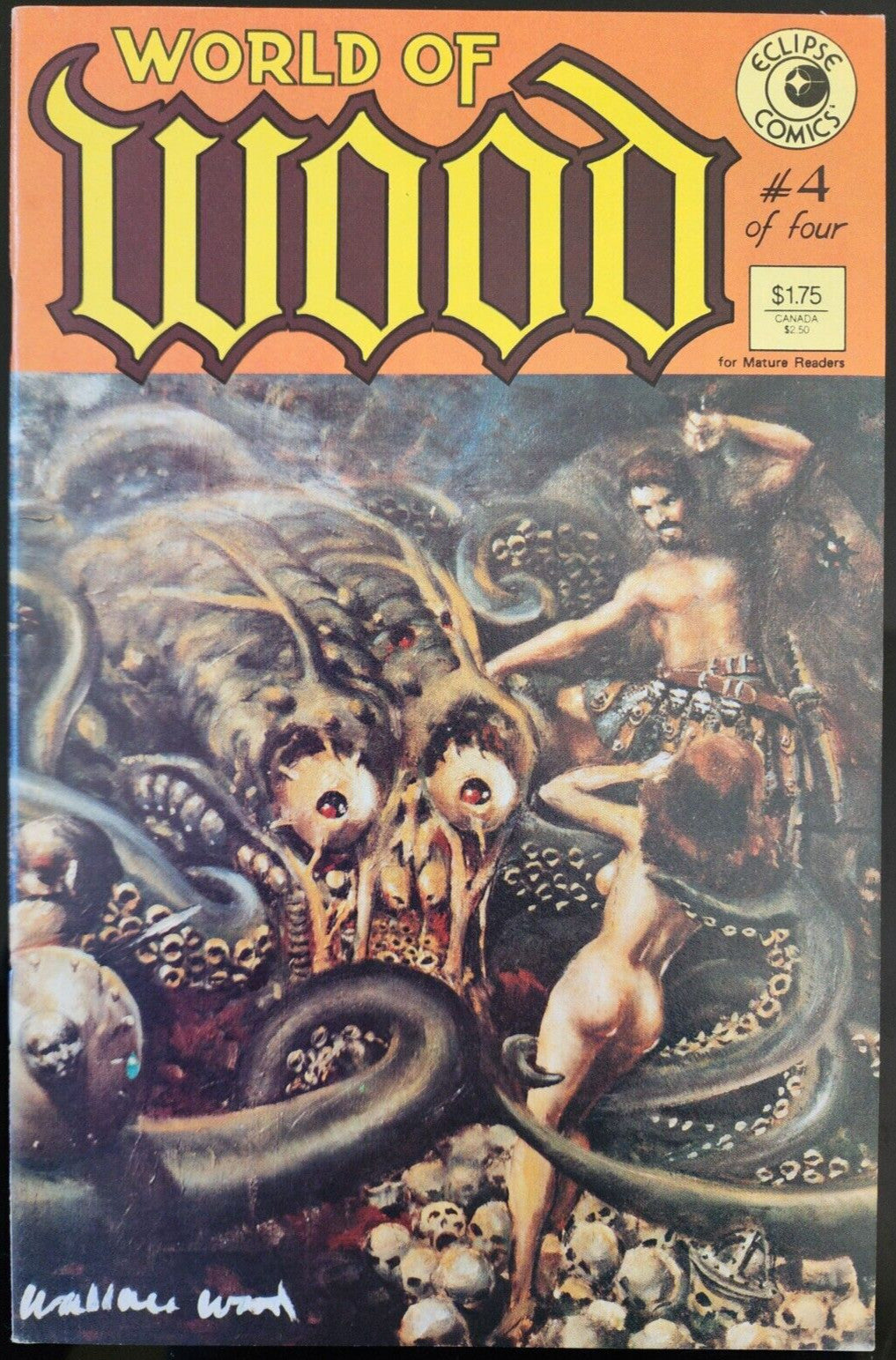WORLD OF WOOD #4 (1986) Wally Wood Cover - Eclipse comics