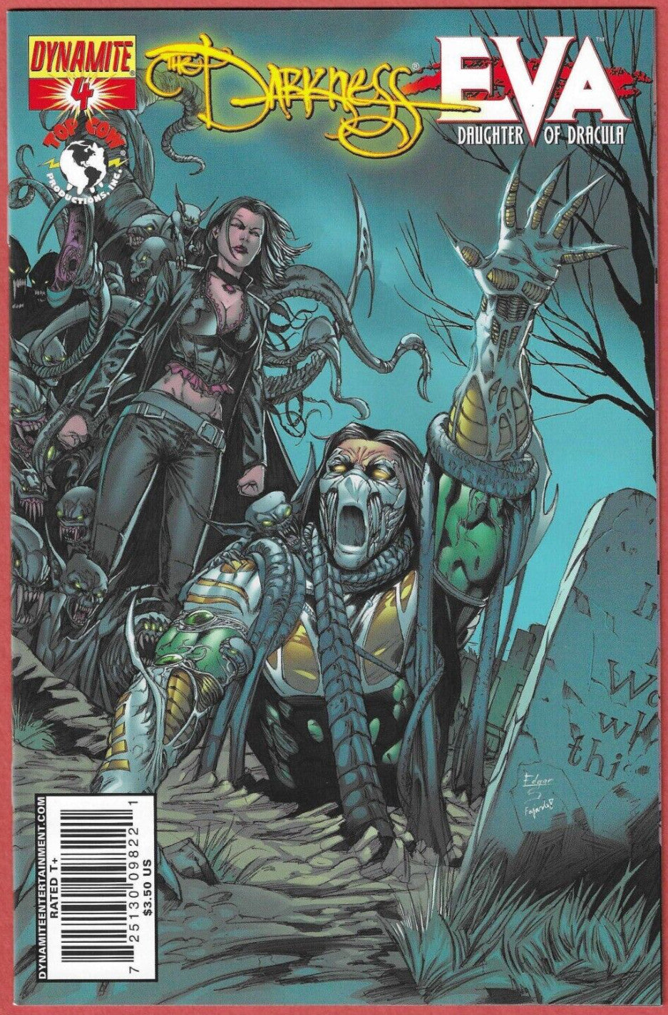 Darkness vs Eva Daughter of Dracula #1-4 (Dynamite) Lot set run 1 2 3 4