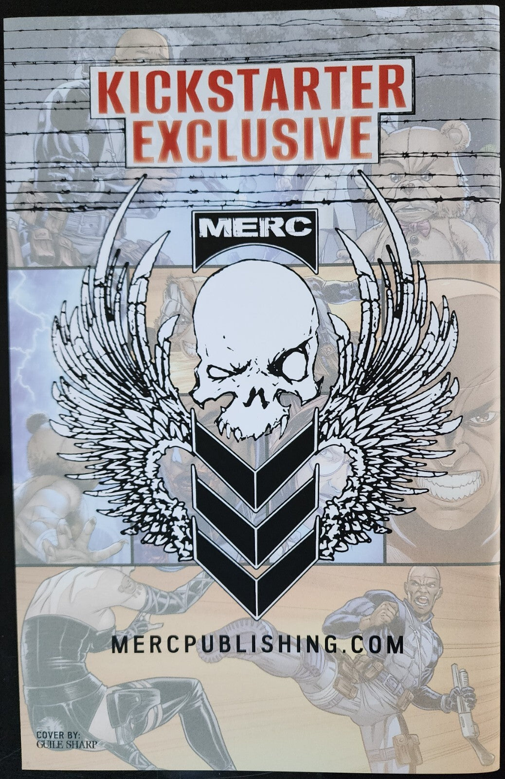 Deathrage #5 Cover I Guile Sharp Merc Publishing 2022 Kickstarter Exclusive