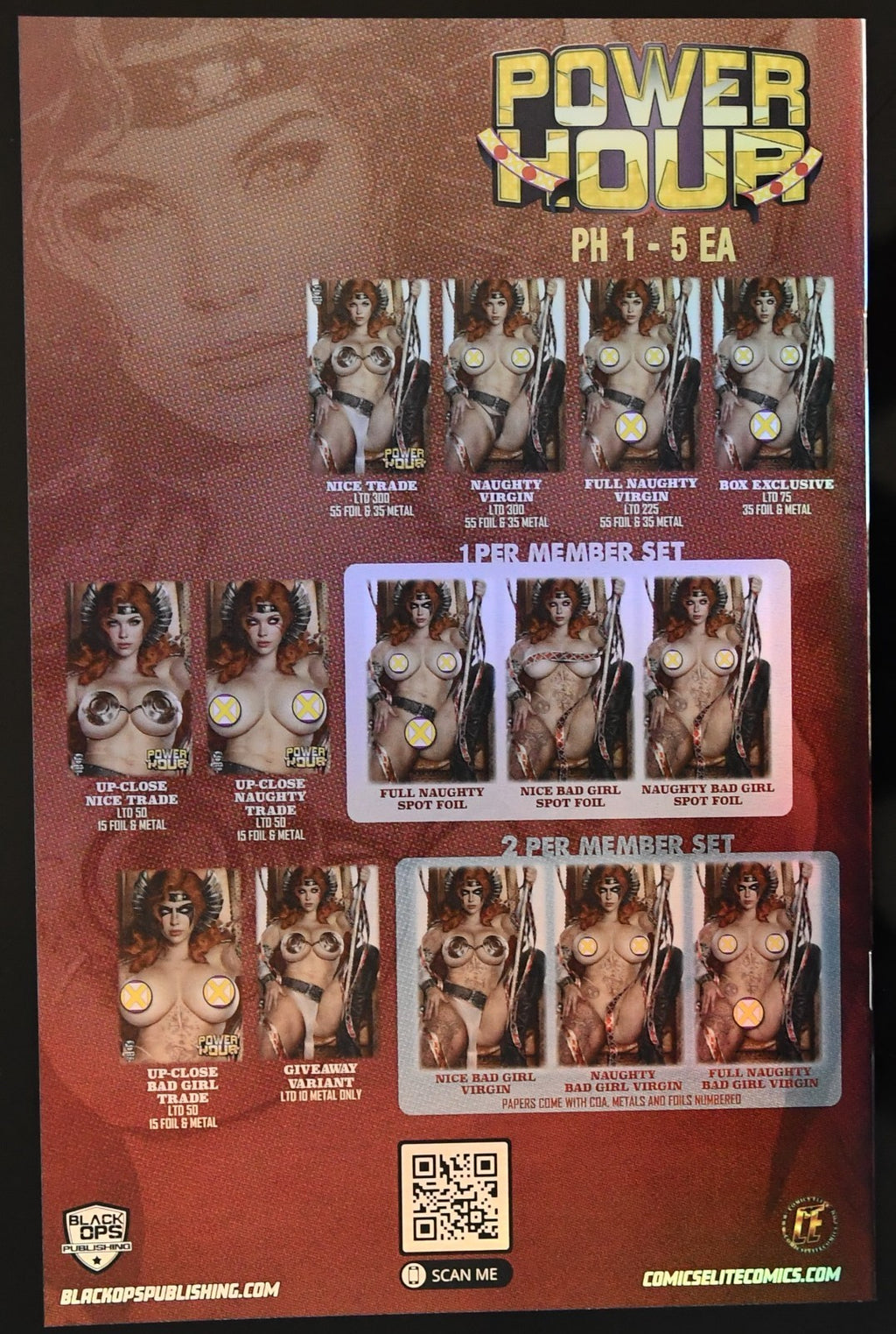Power Hour #3 Shikarii Bounty Hunter Patreon Tier Foil Matching 3 Box Set
