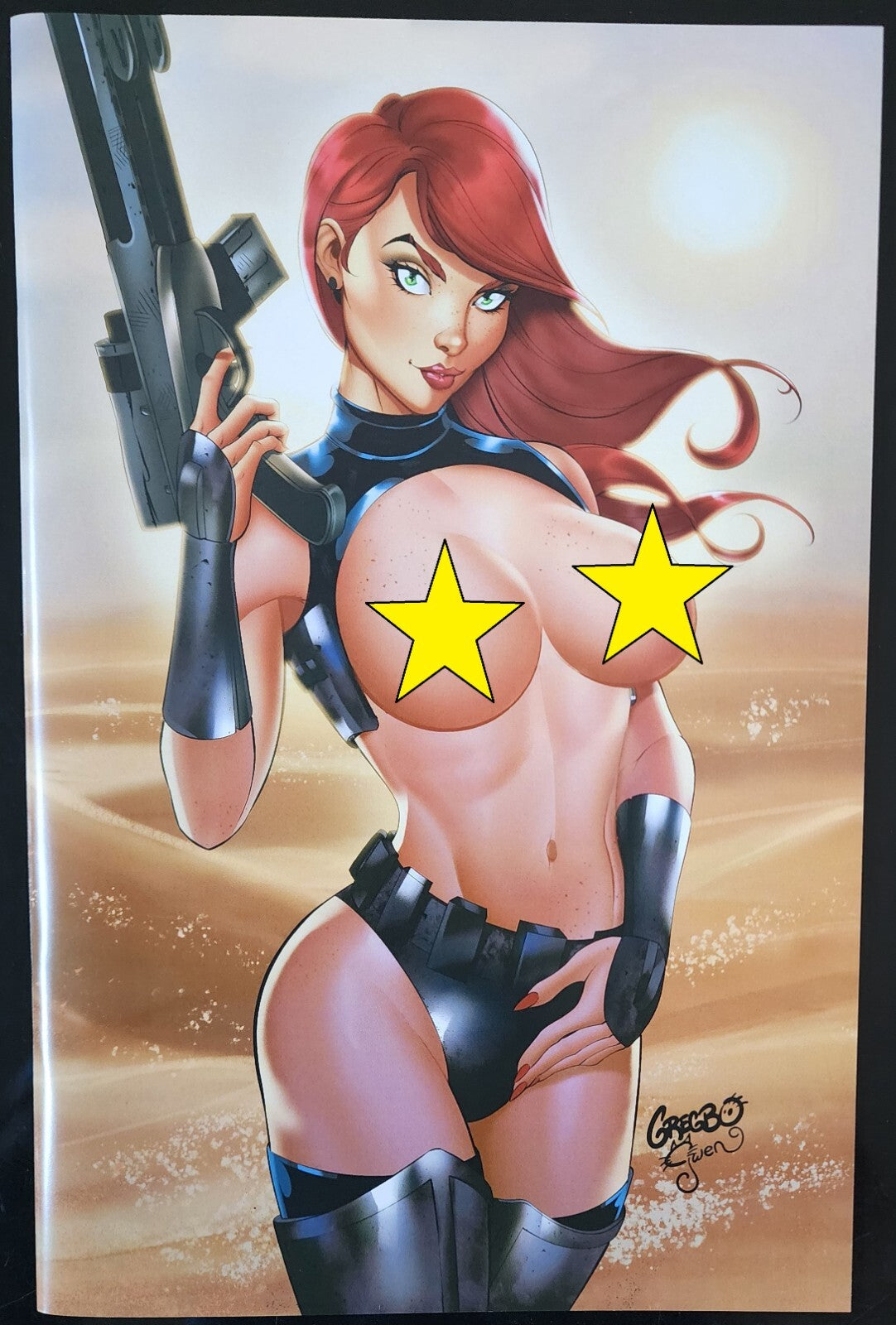 Jessi Zombie Hunter #1 Gregbo Nice Face Black Stormtrooper Ltd 150 Star Wars