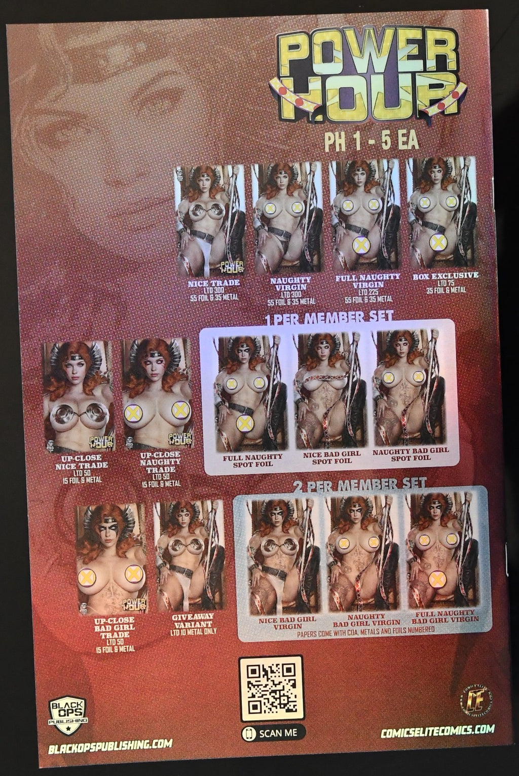 Power Hour #3 Shikarii Bounty Hunter Patreon Tier Foil Matching 3 Box Set