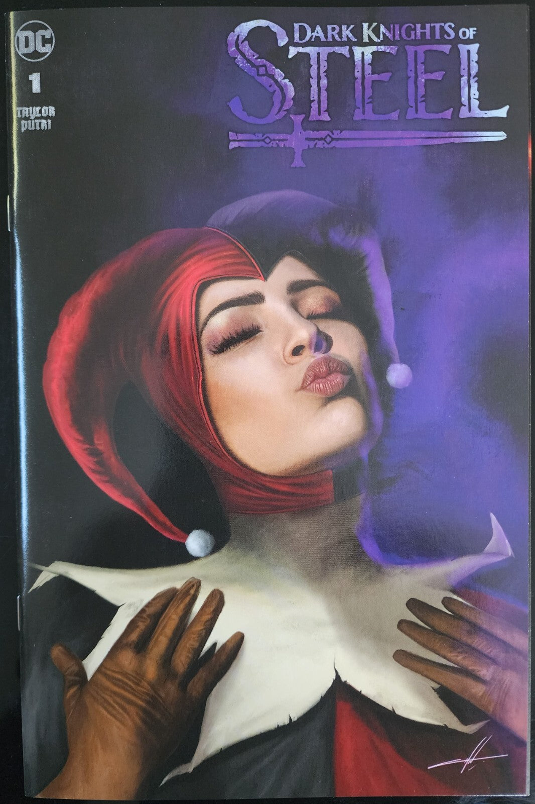 DARK KNIGHTS OF STEEL #1 COHEN 616 Trade Dress Variant A Harley Quinn Ltd 3000