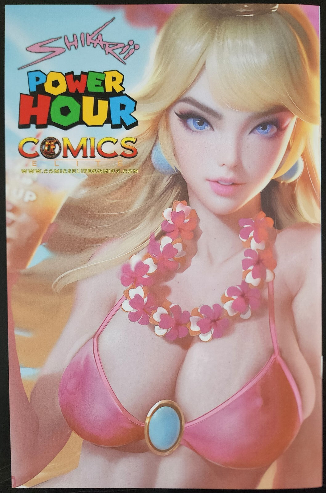 POWER HOUR #2 PRINCESS PEACH SHIKARII EXCLUSIVE NUDE VIRGIN COVER LTD 350
