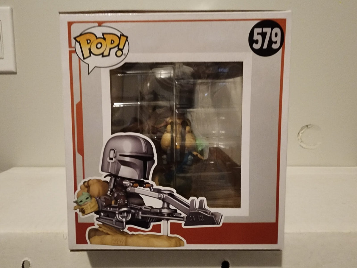 Funko Pop! The Mandalorian on Speeder (with Grogu) #579 Star Wars
