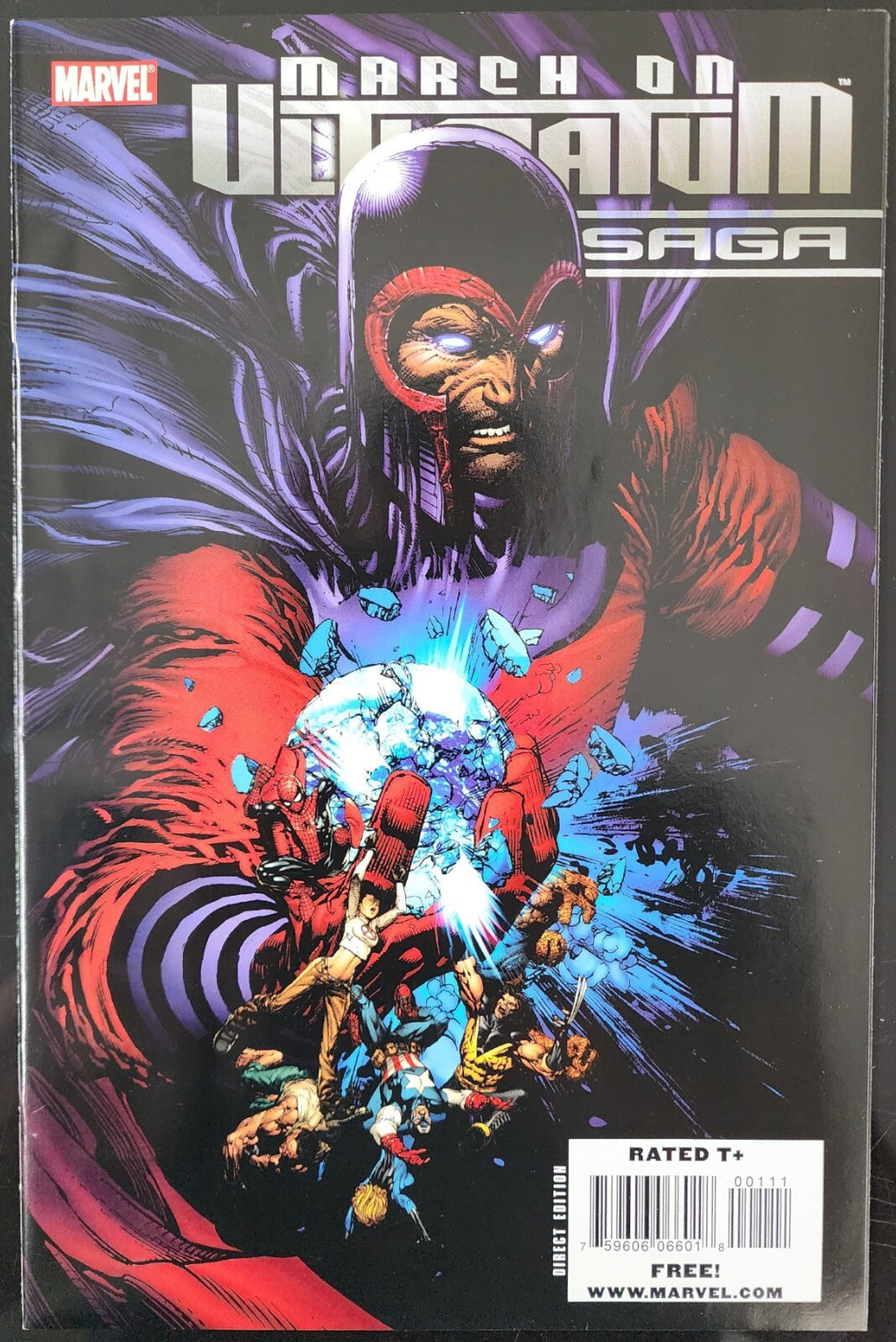 March on Ultimatum Saga (Marvel Comics 2008)
