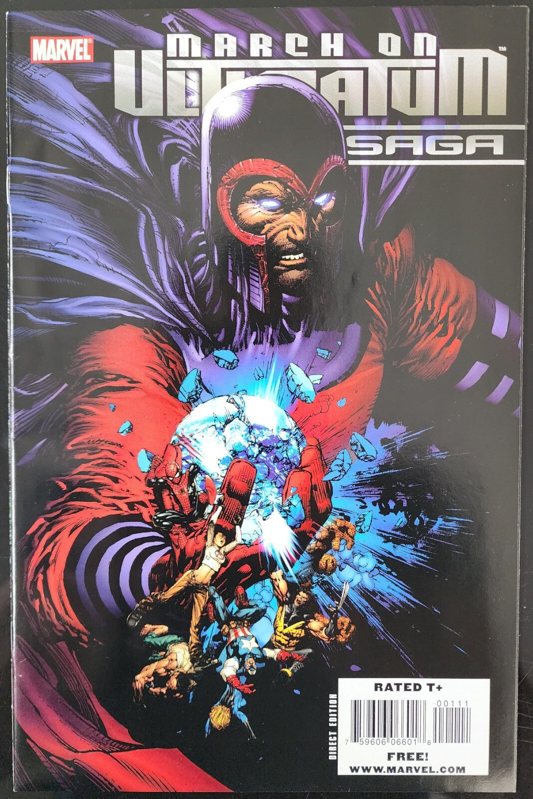 March on Ultimatum Saga (Marvel Comics 2008)