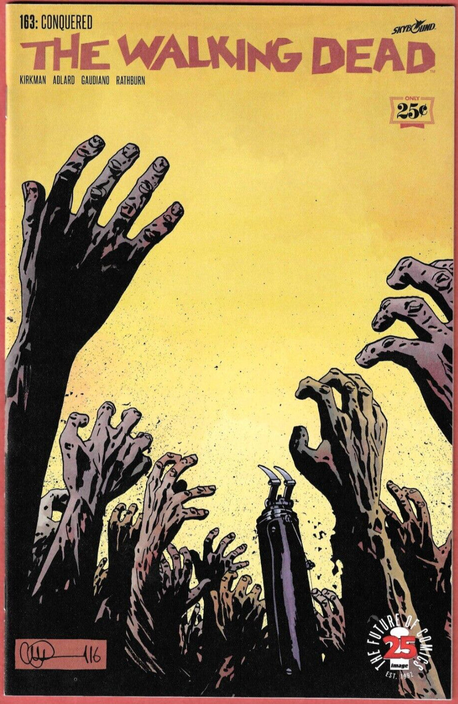 Walking Dead #163 Cover A Image Comic Conquered Kirkman Adlard 2017