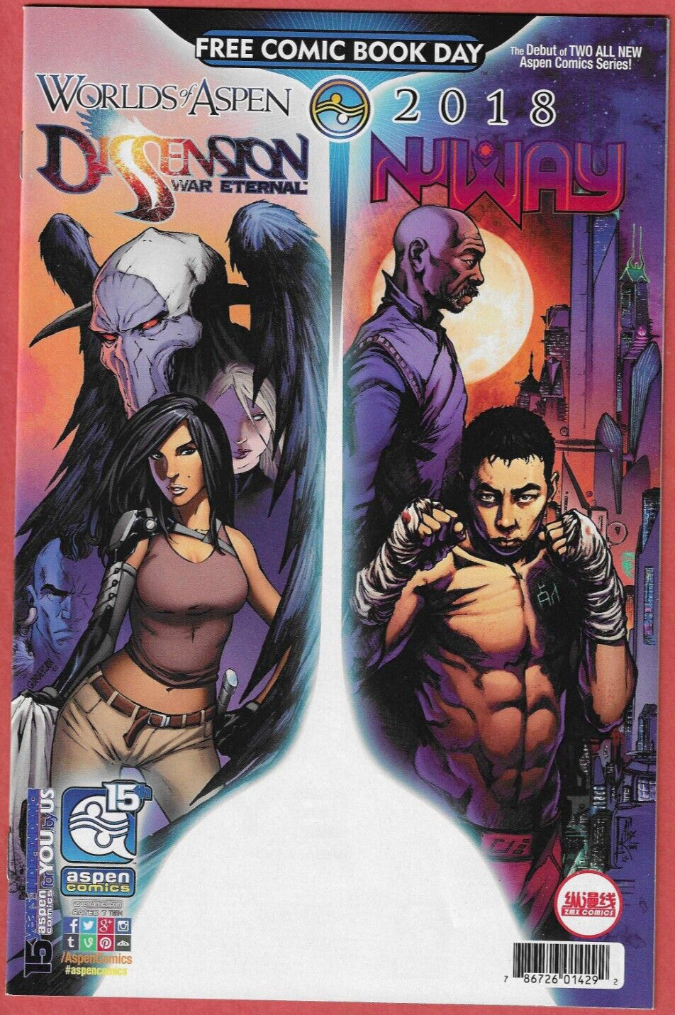 Free Comic Book Day 2018 (Worlds Of Aspen) 2018 FCBD Michael Turner Fathom