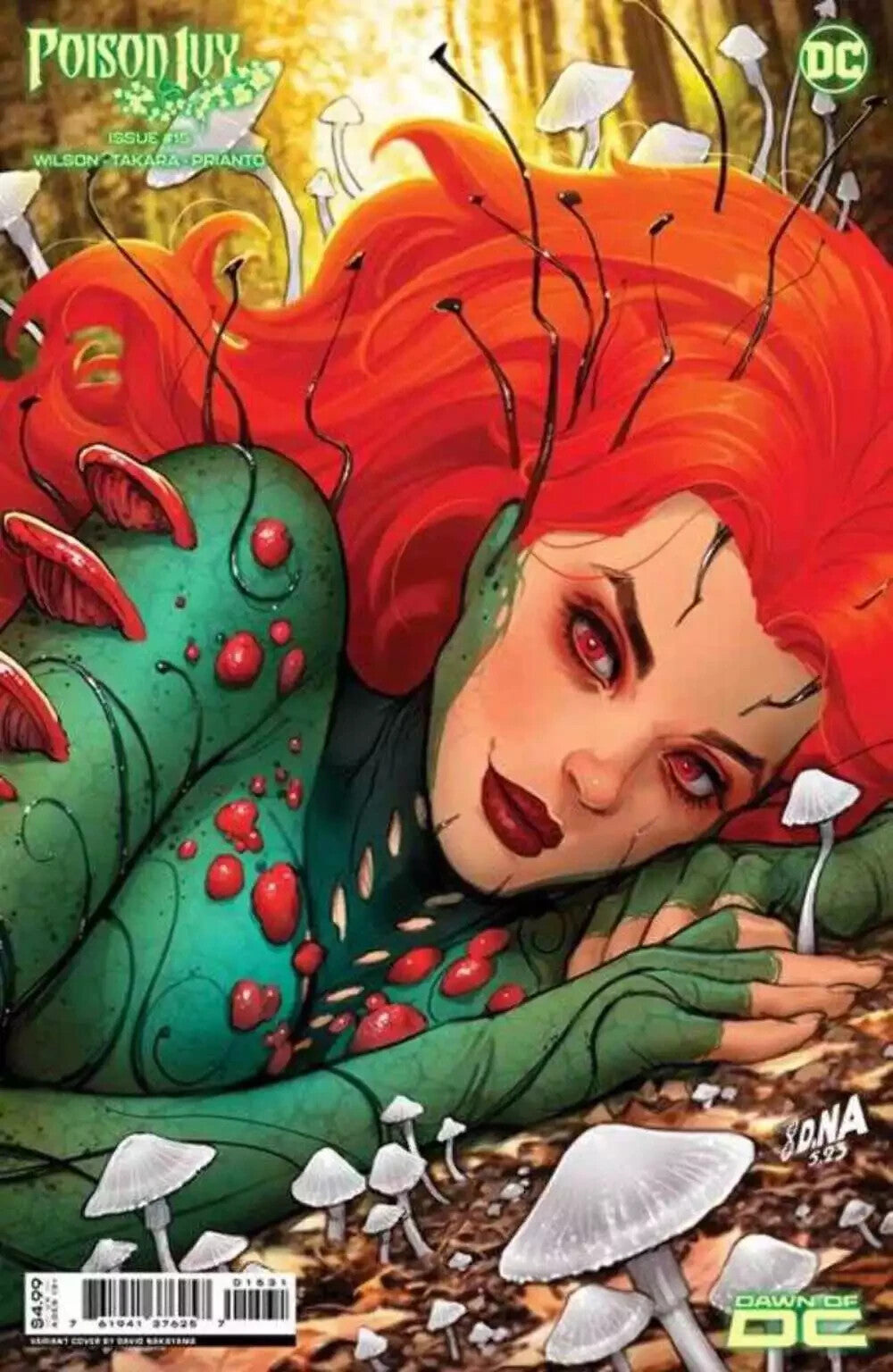 Signed Poison Ivy #15 Cover B David Nakayama Card Stock Variant