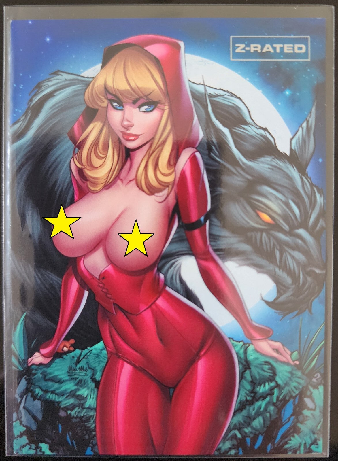Zenescope Z-RATED Trade Card: #12ZC ALE GARZA Cold Foil Card 2024