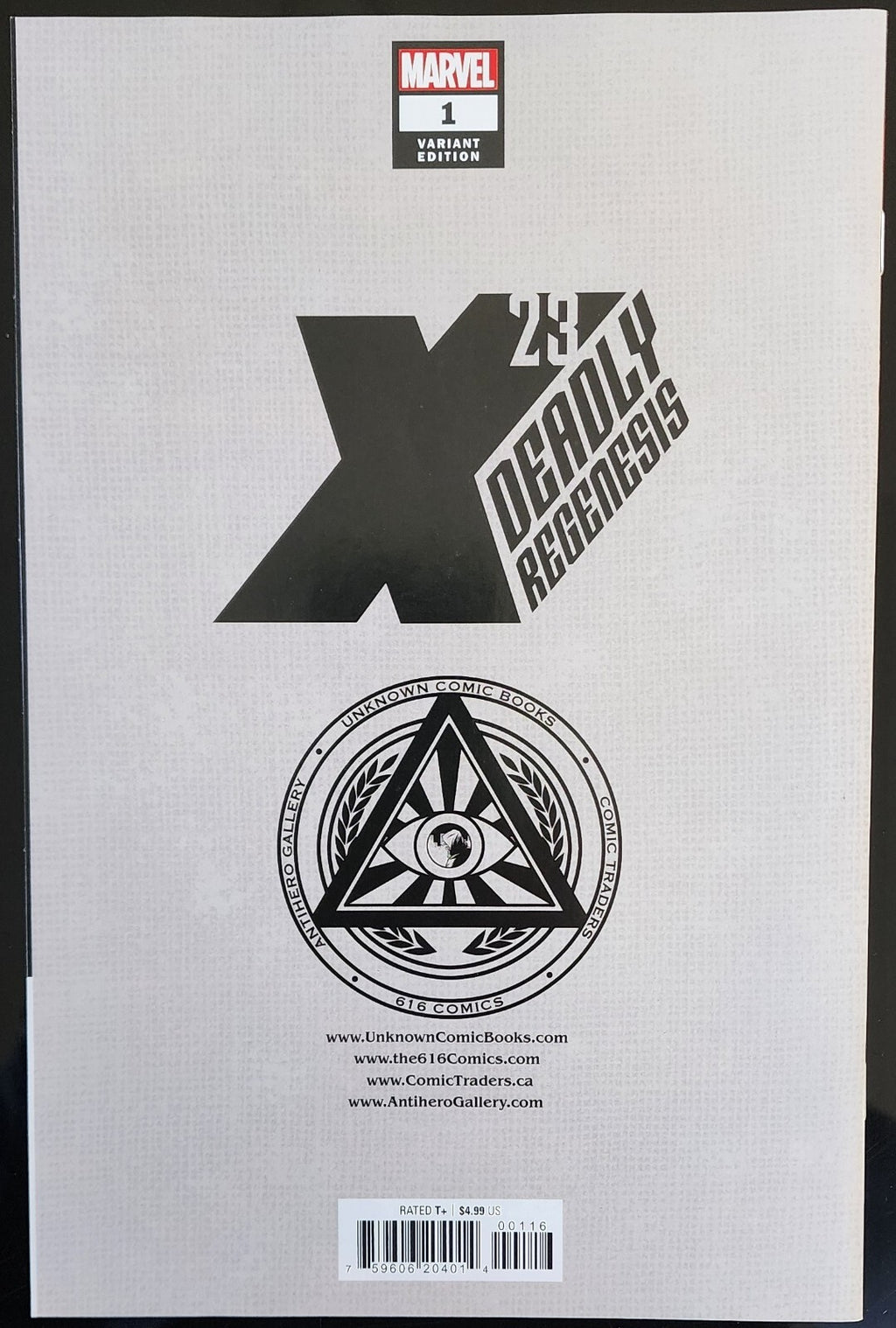 X-23 DEADLY REGENESIS #1 RICO TRADE VARIANT COVER 2023