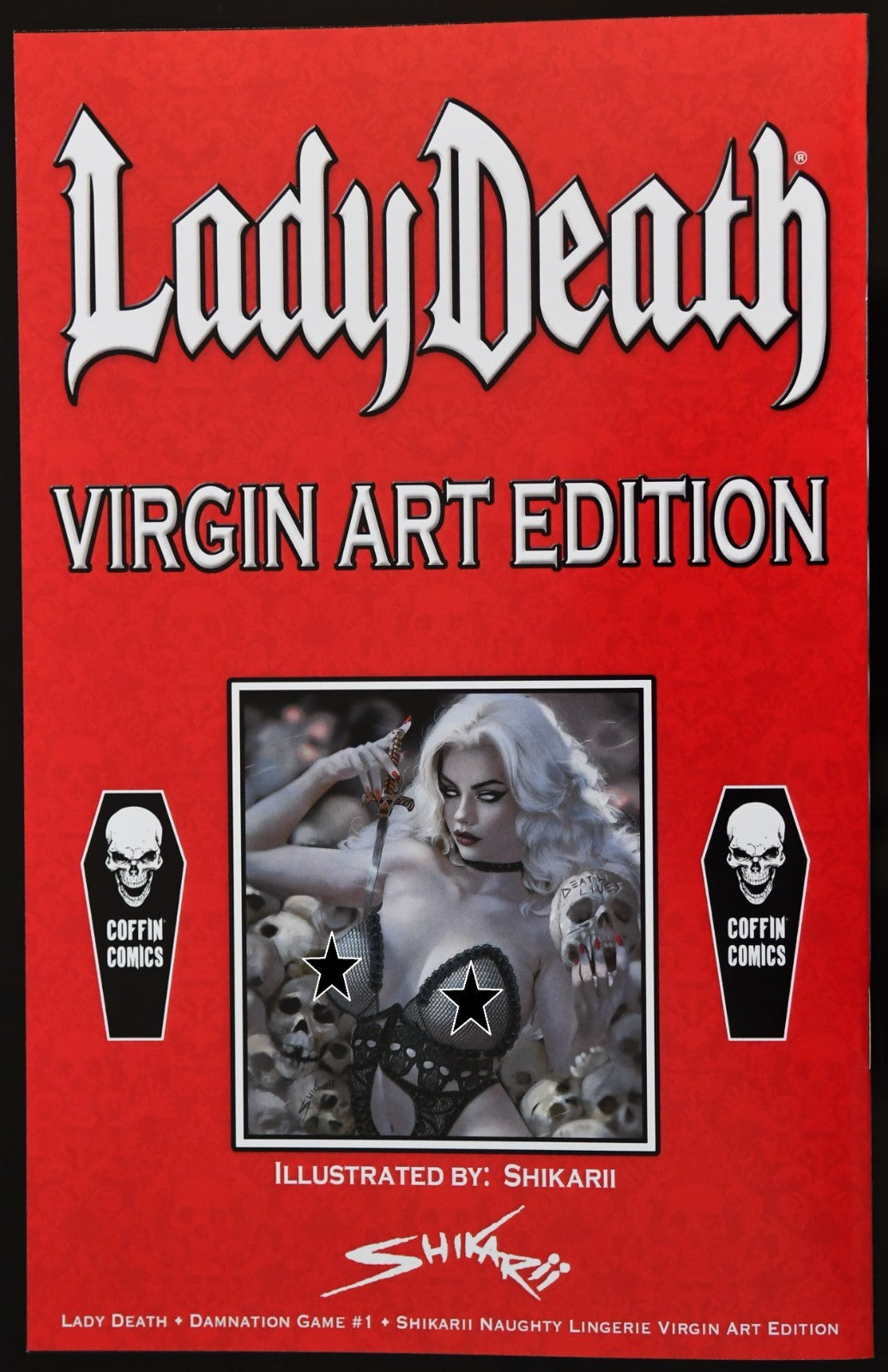 Lady Death Damnation Game #1 Shikarii Naughty Lingerie Virgin Art Edition Ltd 69
