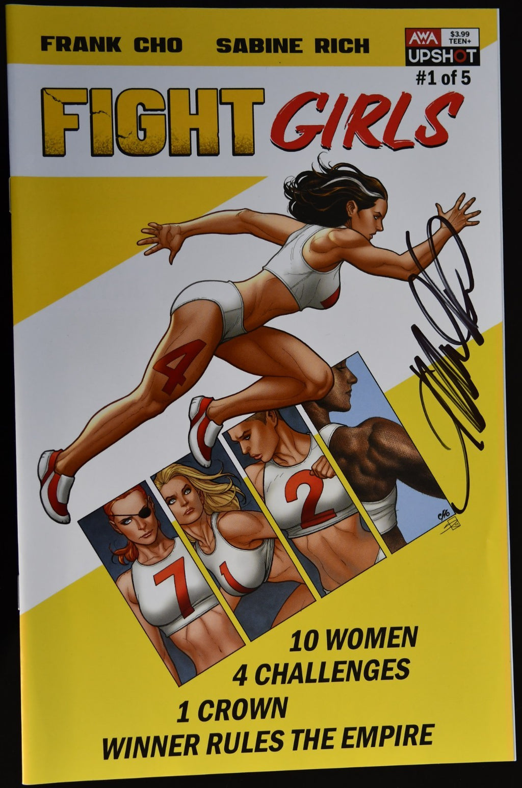 Fight Girls #1 Signed Frank Cho AWA Studios 2021