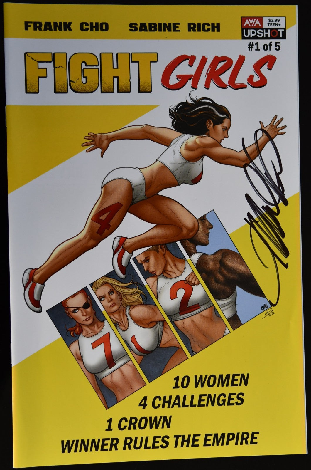 Fight Girls #1 Signed Frank Cho AWA Studios 2021