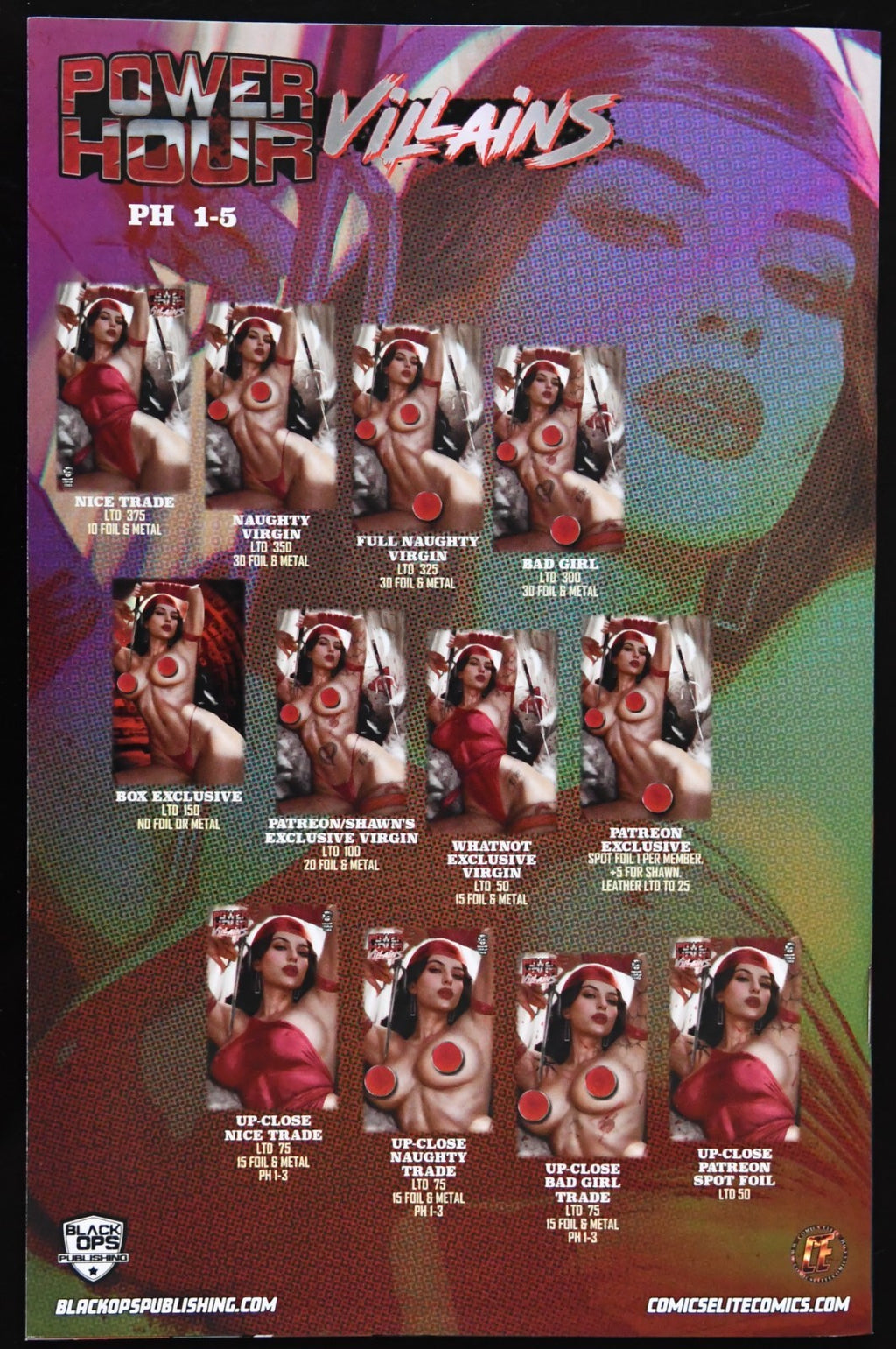 Power Hour #3 Shikarii Red Ninja 9 Book Box Set Ltd 150