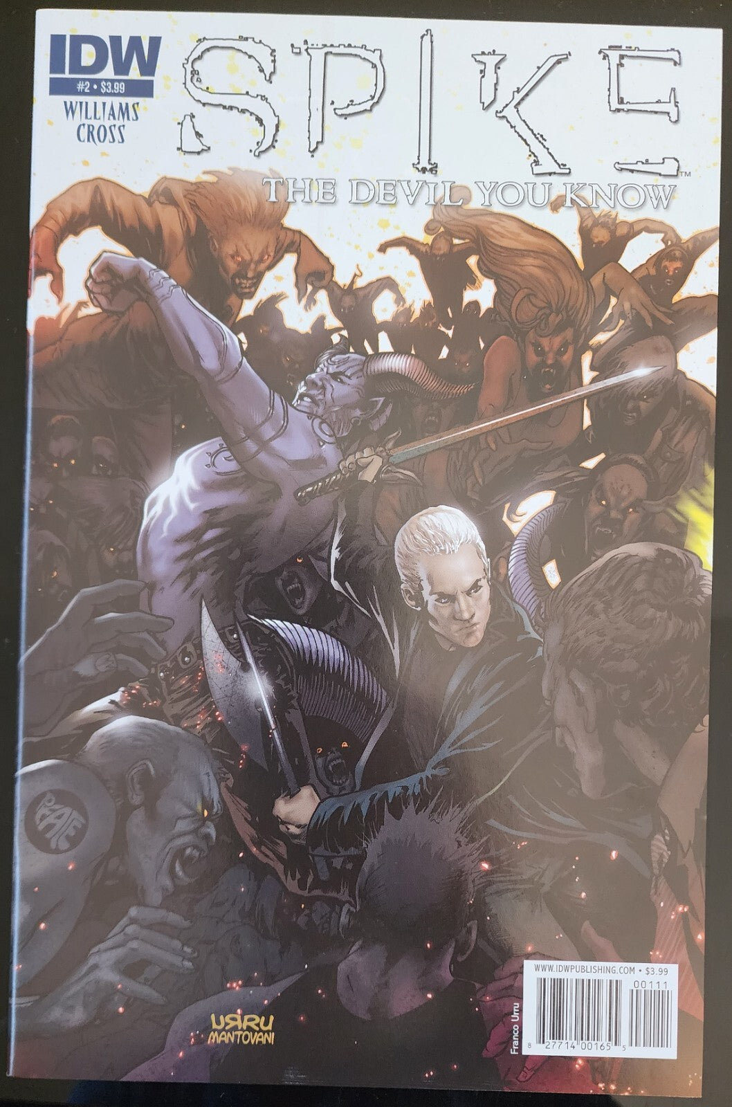 Spike the Devil You Know 1-4 plus Incentive Cover 2010 Buffy the Vampire Slayer