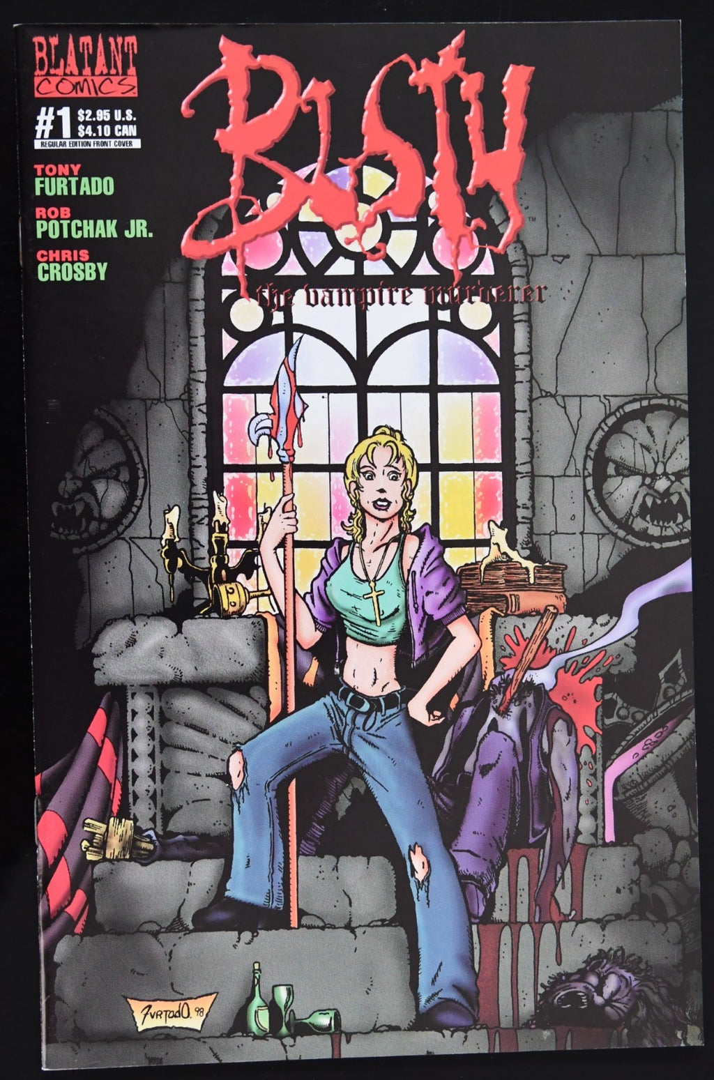 Busty the Vampire Murderer #1 Blatant Comics 1998
