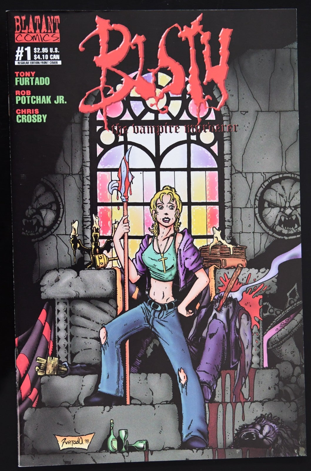 Busty the Vampire Murderer #1 Blatant Comics 1998