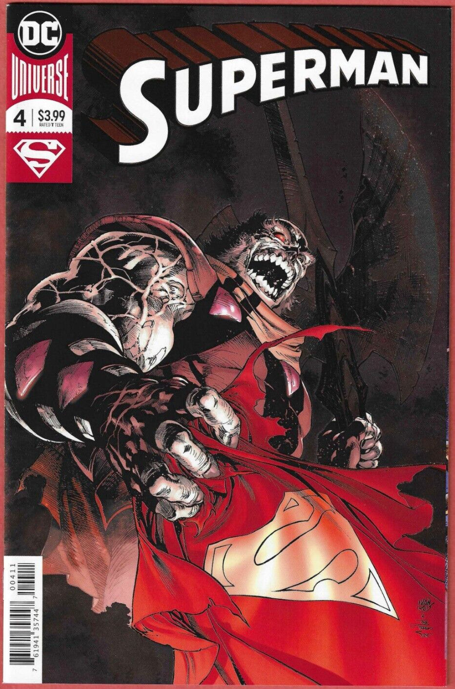 SUPERMAN, VOL 5 #4 2018 FOIL COVER