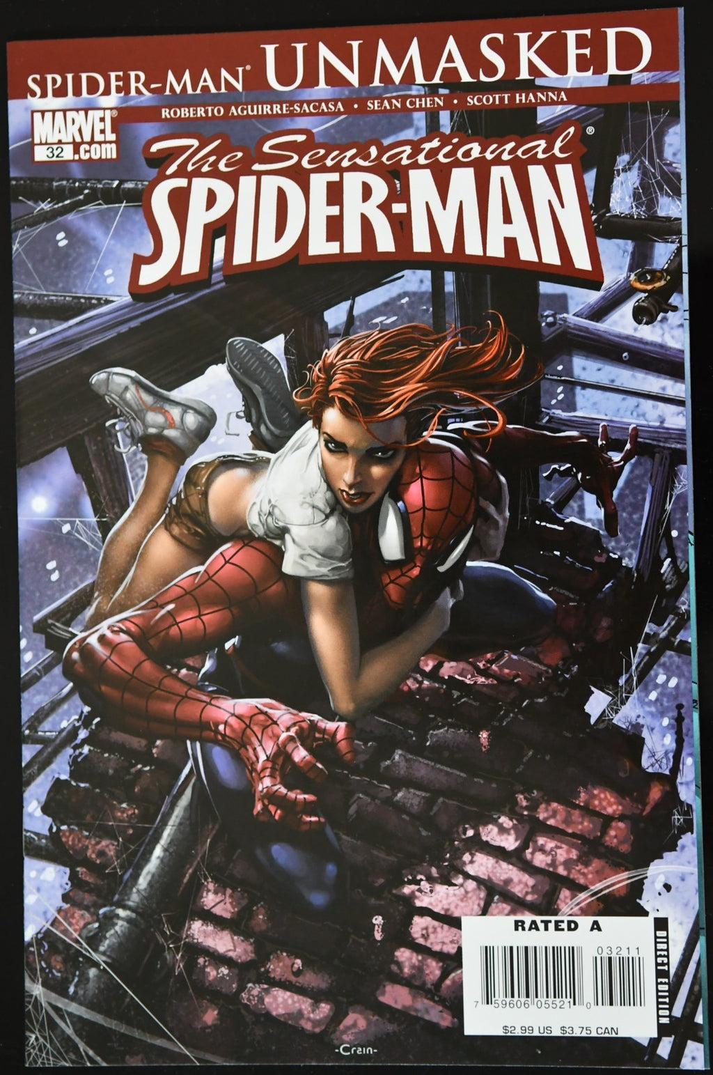 Sensational Spider-Man #32 Clayton Crain Cover 2007