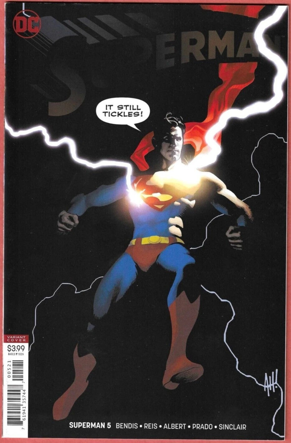 SUPERMAN, VOL 5 #5 2018 Adam Hughes